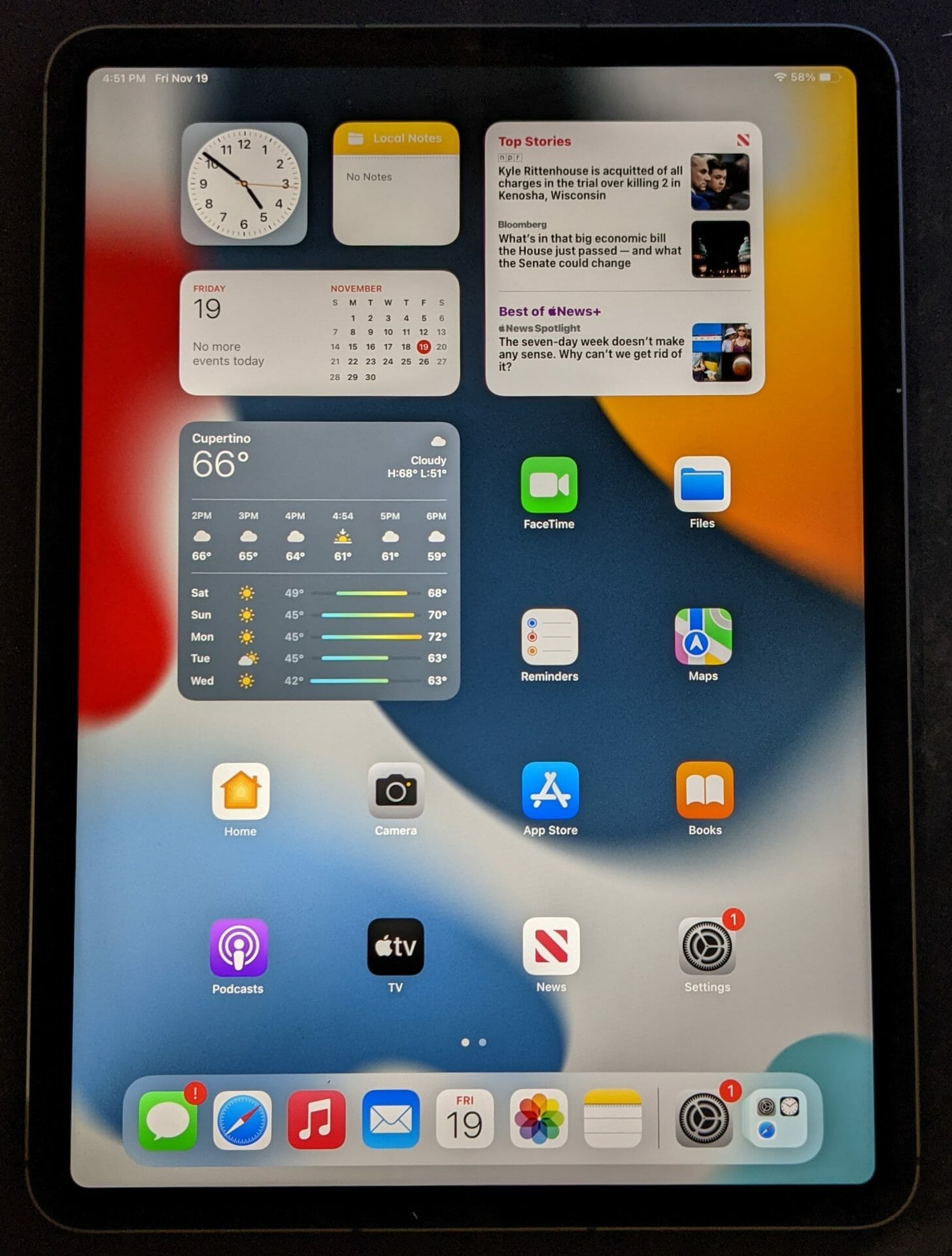 iPad Pro de 11 128 GB Wi‑Fi + Cellular