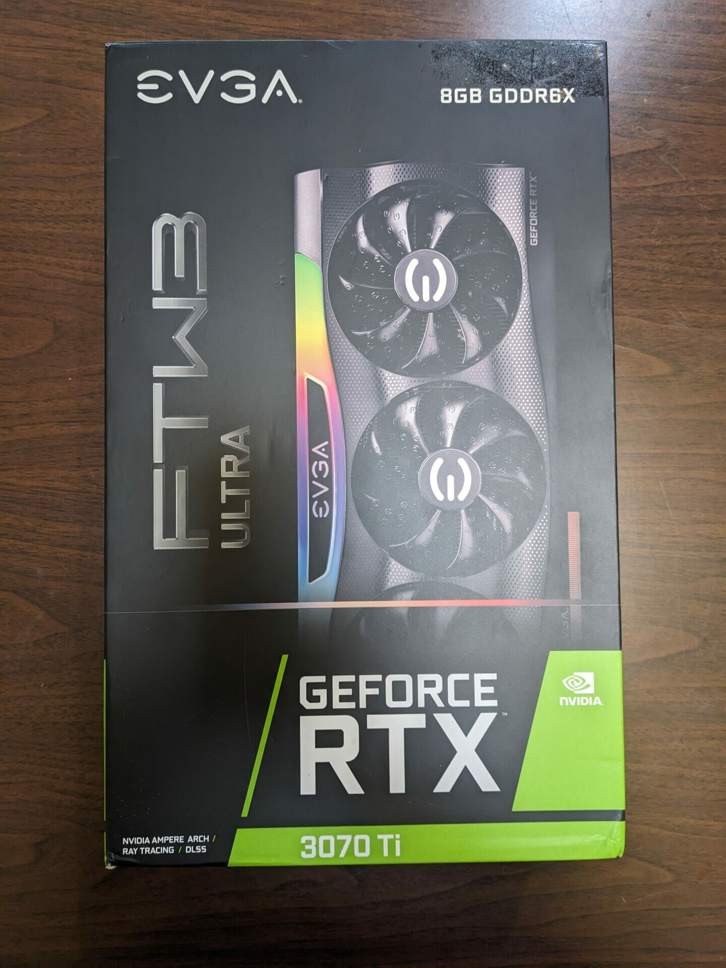 EVGA GeForce RTX 3070 Ti FTW3 ULTRA GAMING, 08G-P5-3797-KL, 8GB