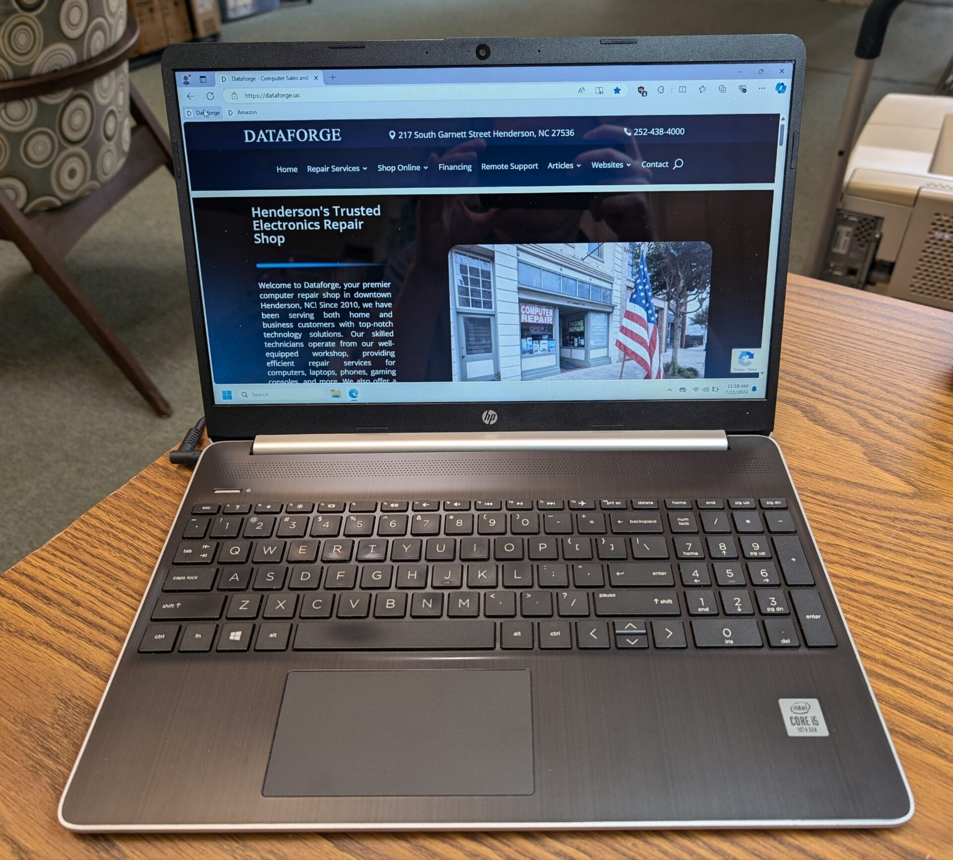 HP Laptop 15-dy1751ms, i5-1035G1, 16gb RAM, 256gb SSD, 15.6 inch, Windows 11 Home, 7PA07UA 5CD935BJCL